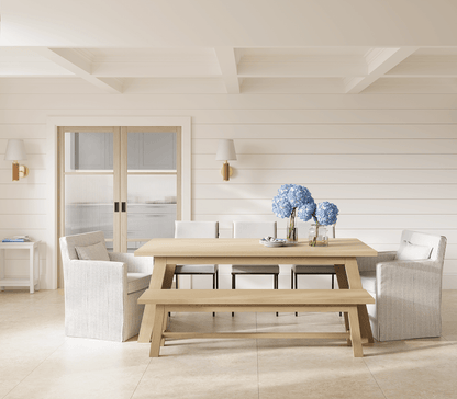 Sutton Reeded Glazed Pre-finished Blonde Oak life