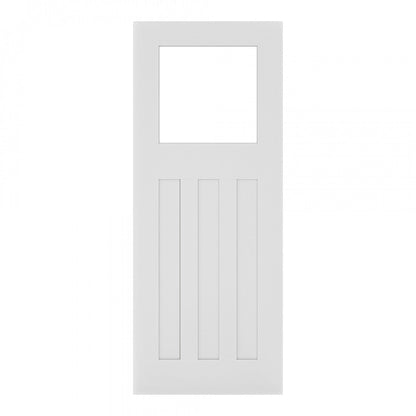 Cambridge White Primed Glazed Internal Door