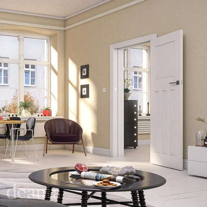 Cambridge White Primed Deanta Internal Door Life