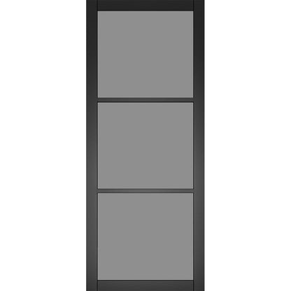 Camden Black Prefinished Tinted Glaze Internal Door