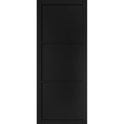Camden Black Urban Prefinished Door