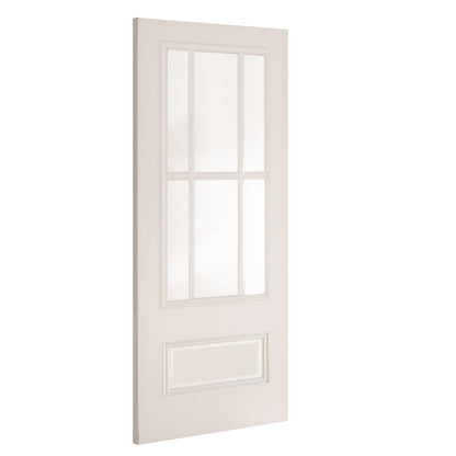 Canterbury White Primed Bevelled Glaze Internal Door