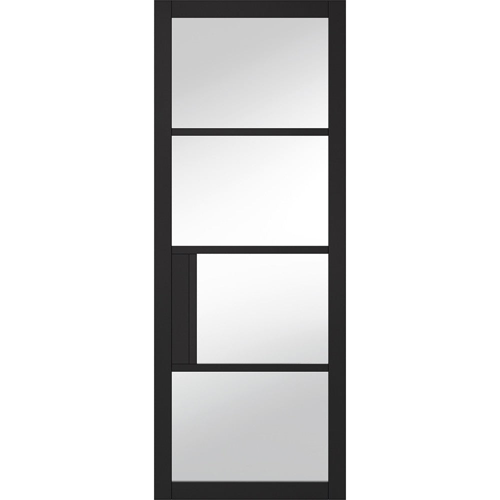 Chelsea 4L Clear Pre-finished Black