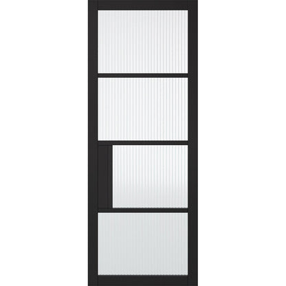 Chelsea 4L Reeded Pre-finished Black
