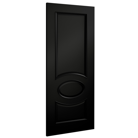 Clarendon Black Prefinished Door