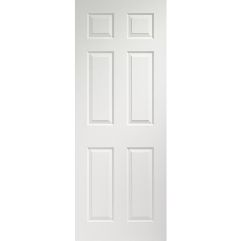 Colonist  6 Panel Internal Door Pre-Finished White Primed 