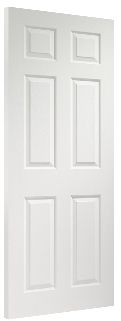 Colonist  6 Panel Internal Door Pre-Finished White Primed 3d