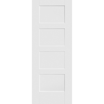 Contemporary 4 Panel White Primed Internal Door