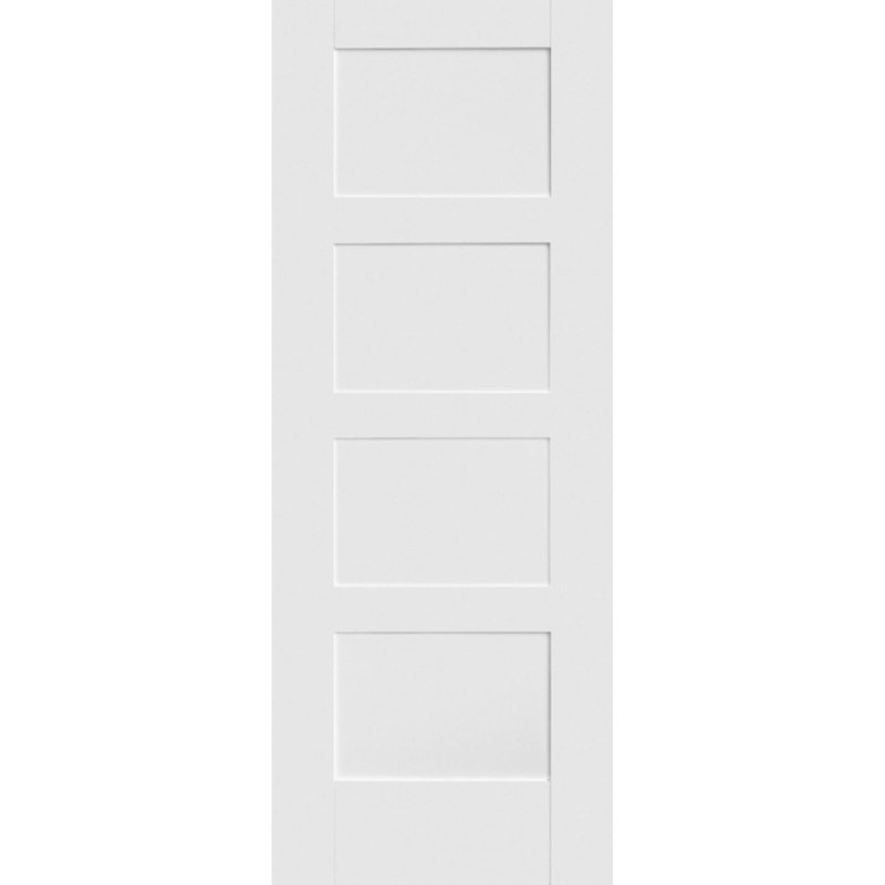 Contemporary 4 Panel White Primed Internal Door
