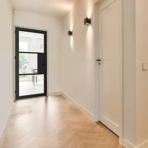 Cosmo Black Clear Glass Internal Urban door