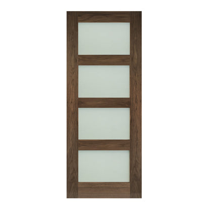 Coventry Prefinished Walnut Obscure Glaze FSC Internal Door