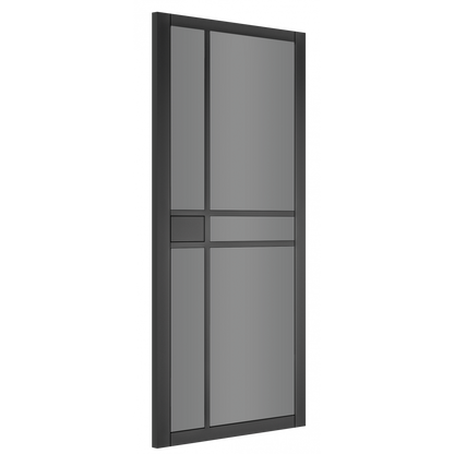 Dalston Black Prefinished Tinted Glaze Internal Door