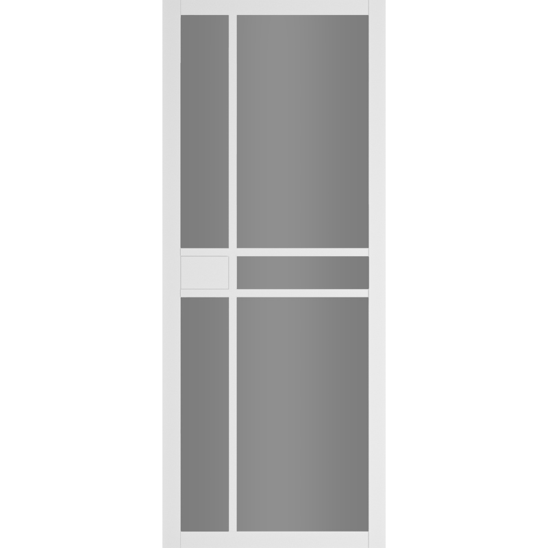 Dalston White Primed Urban Door Tinted Glass
