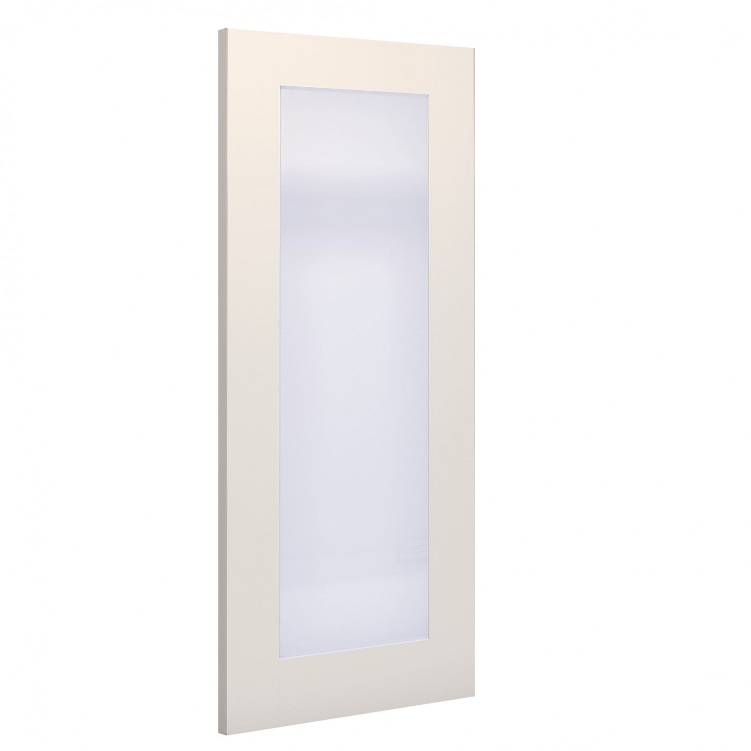 Denver White Primed Obscure Glaze Internal Door