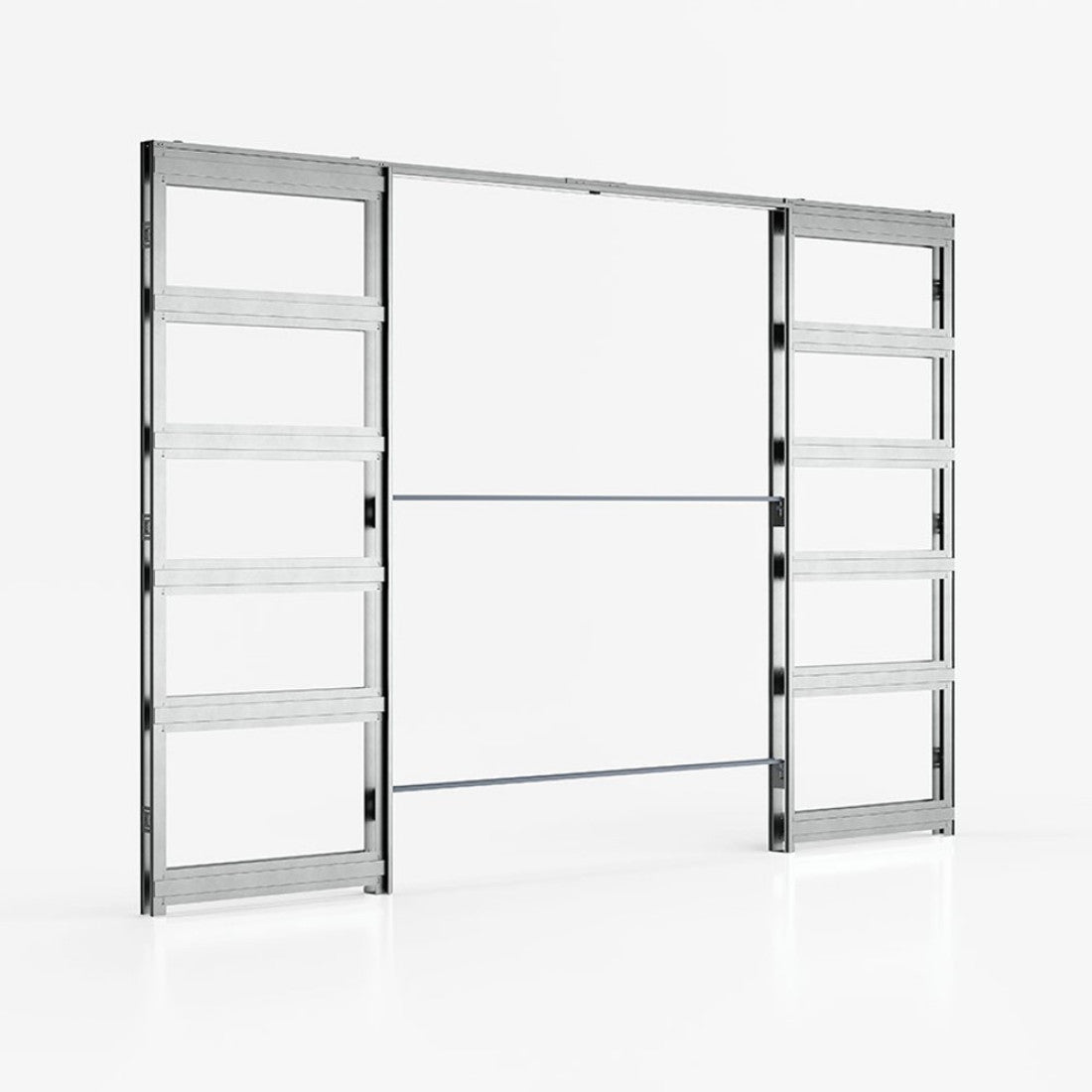 Double Pocket Door Kit 125mm
