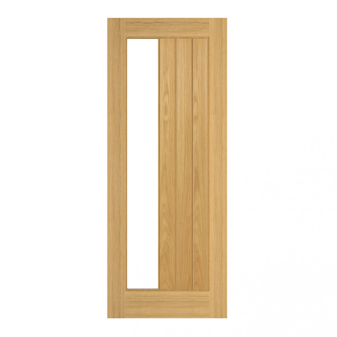 Ely Prefinished Oak Glazed Side Lite Deanta