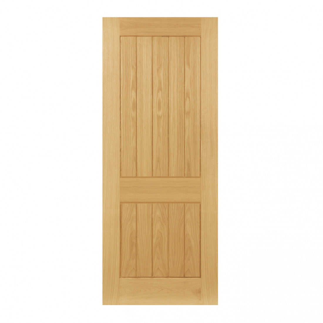 Ely Prefinished Oak 2 Panel internal door Oak
