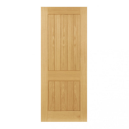 Ely Prefinished Oak 2 Panel internal door Oak