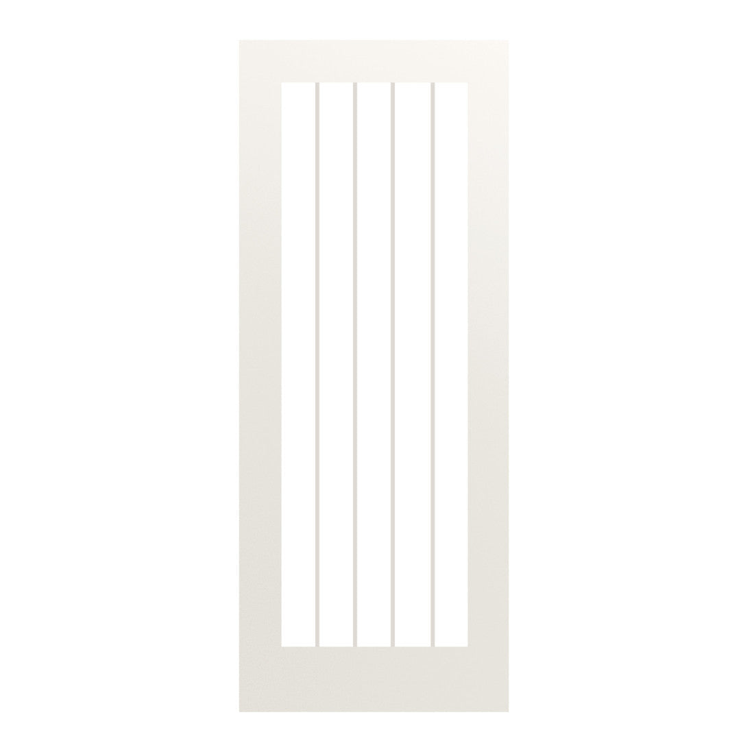 Ely White Primed Glazed 1 Lite Full Internal Door