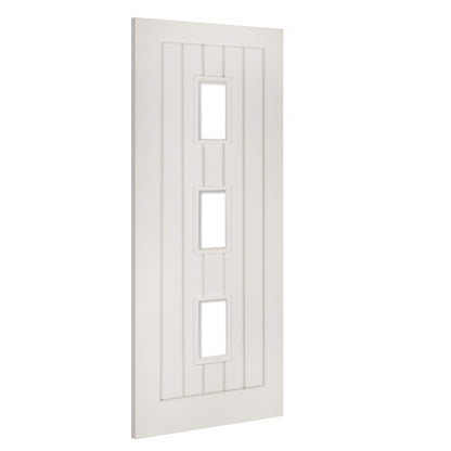 Ely White Primed Glazed 3 Lite