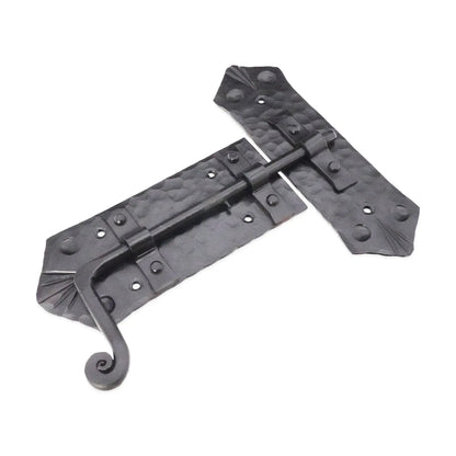 Victorian Cabinet Lock Matt Black Spira