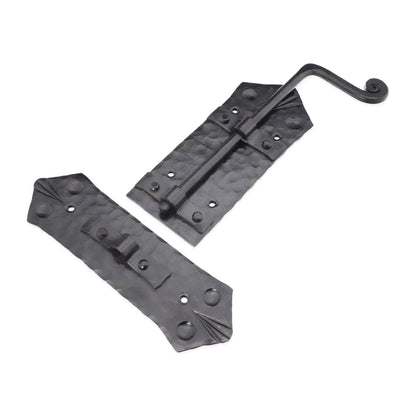 Victorian Cabinet Lock Matt Black Spira