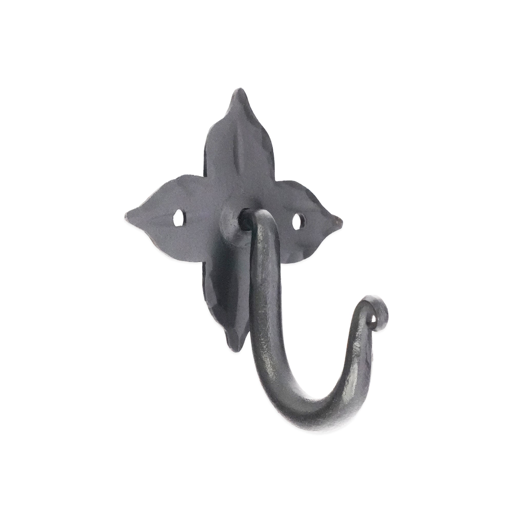 Floret Coat Hook Matt Black