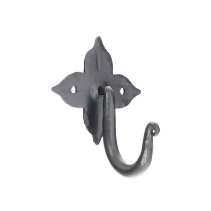 Floret Coat Hook Matt Black