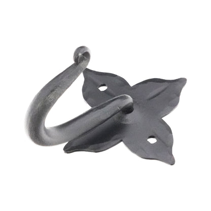 Floret Coat Hook Matt Black