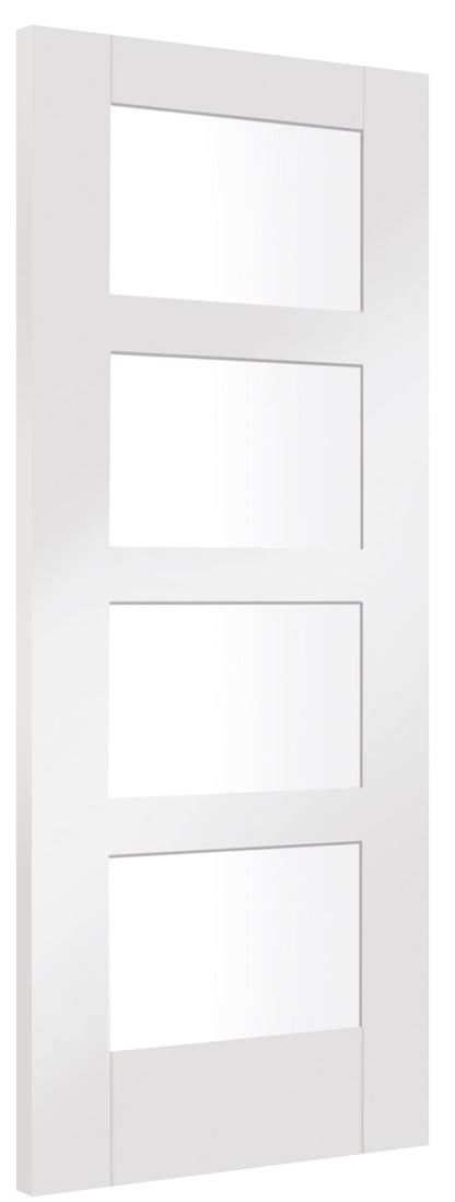 Shaker 4L White Primed with Clear Glass 3d