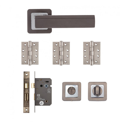 Invictus Bathroom Kit Matt Satin Black Finish