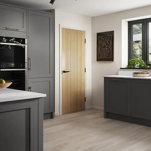 Aria Oak Fire Door