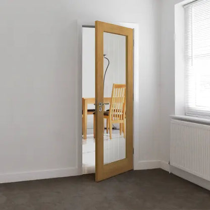 Unfinished Thames Oak 1 Light Internal Door