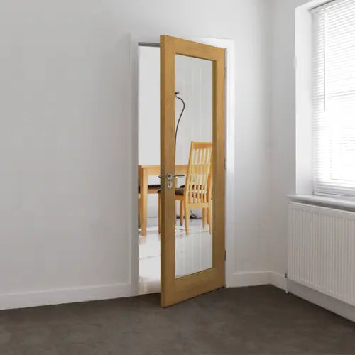 Pre-Finished Thames Oak 1 Light Internal Door