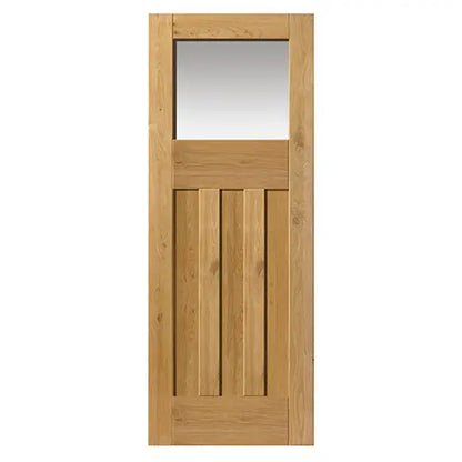 Rustic Oak DX Glazed Internal Door