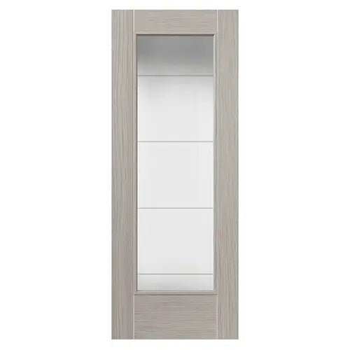 Tigris Light Grey Full Glazed Internal Door