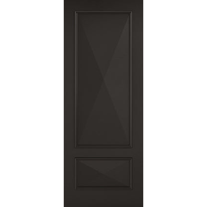 Knightsbridge 2P Primed Plus Black Fire Door