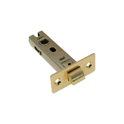 3" CE Bolt Through Tubular latch Electro Brass