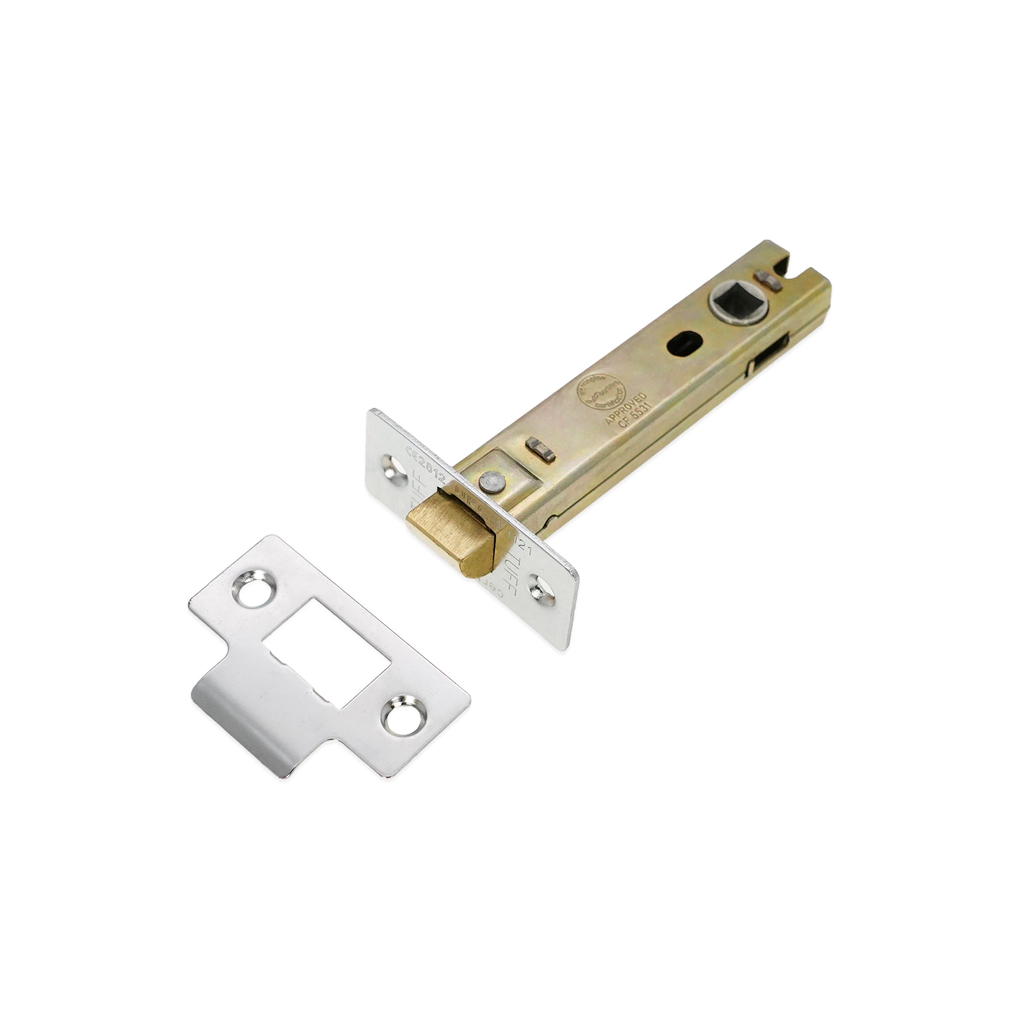 4" CE Bolt Through Tubular latch Nickel Plated