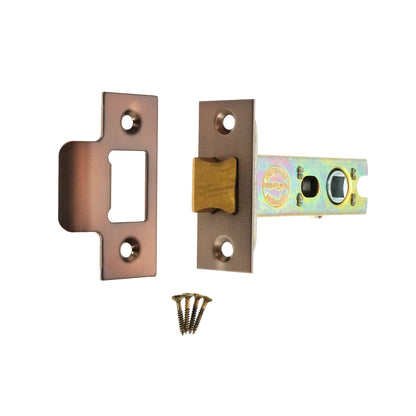 3" H/D Tubular Latch CE - Aged Bronze