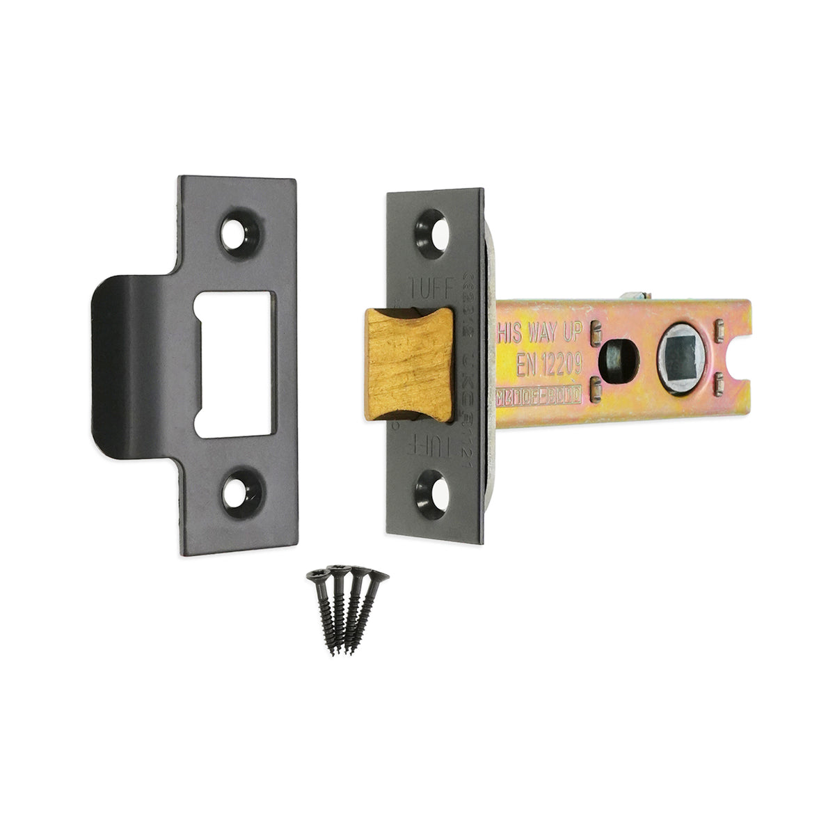 3" H/D Tubular Latch CE - Gunmetal Grey