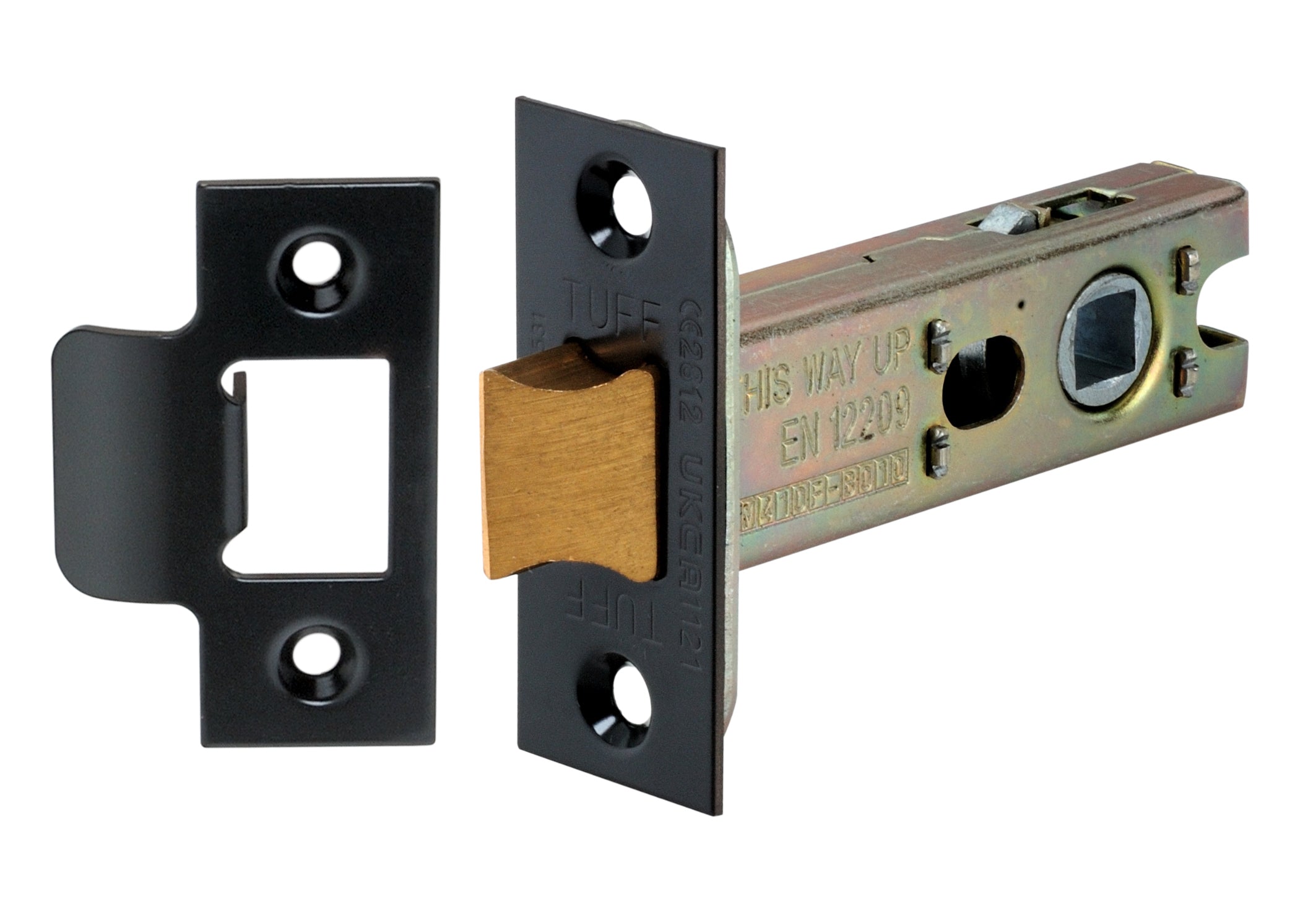 4" H/D Tubular Latch CE - Gunmetal Grey