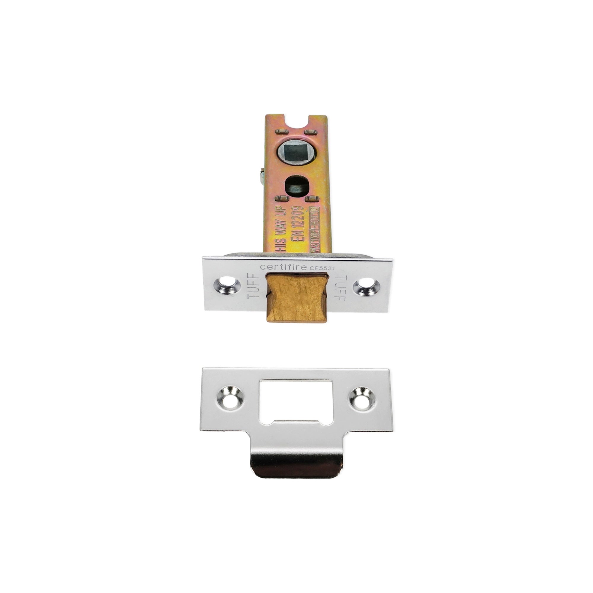 3" H/D Tubular Latch CE - Nickel Plated