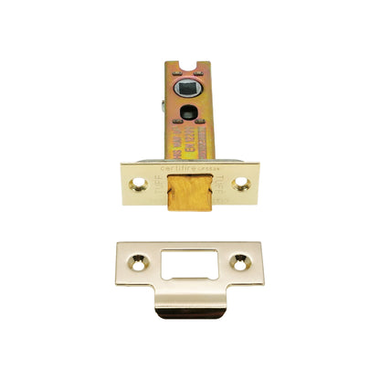 4" H/D Tubular Latch CE - Electro Brass