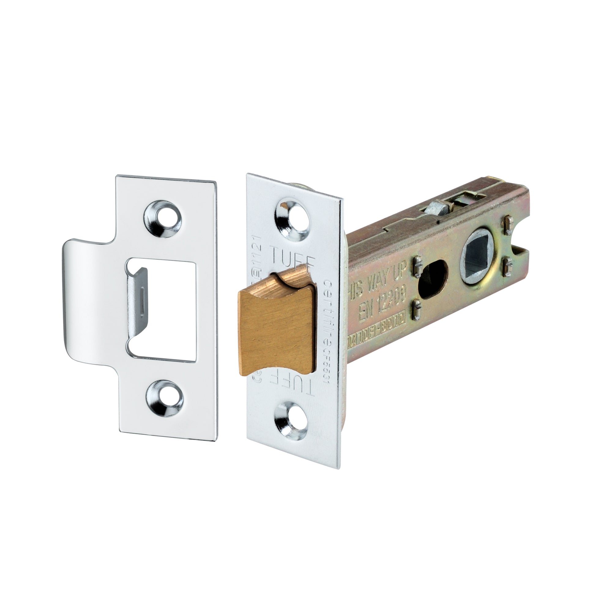 4" H/D Tubular Latch CE - Nickel Plated