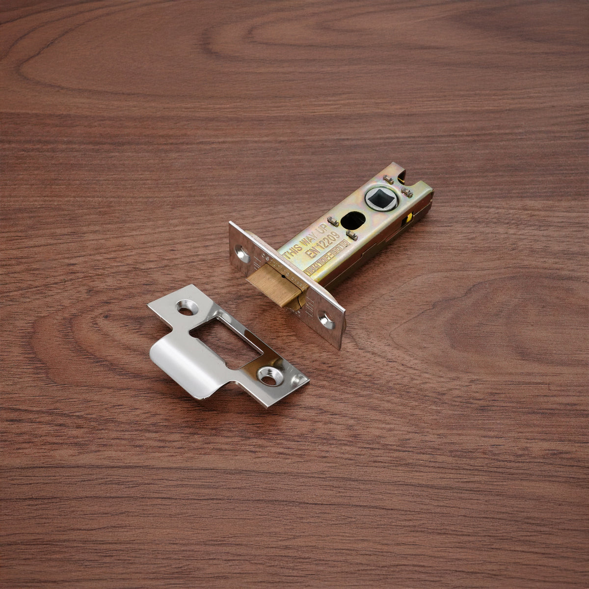 4" H/D Tubular Latch CE - Polished Chrome
