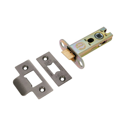 4" H/D Tubular Latch CE - Pewter