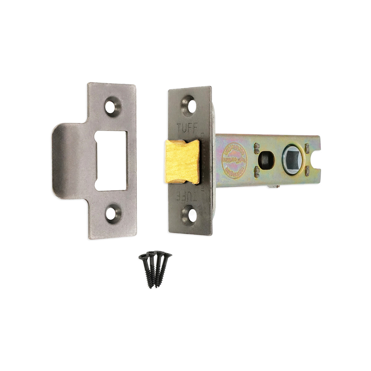 4" H/D Tubular Latch CE - Pewter