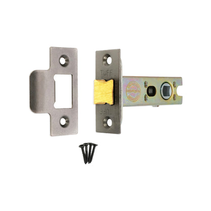 4" H/D Tubular Latch CE - Pewter