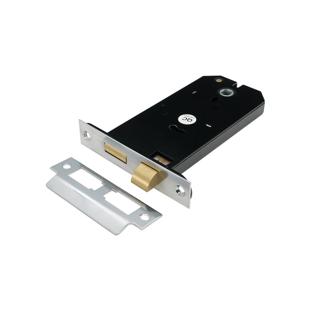3 Lever Horizontal Sash Lock 6" Polished Chrome